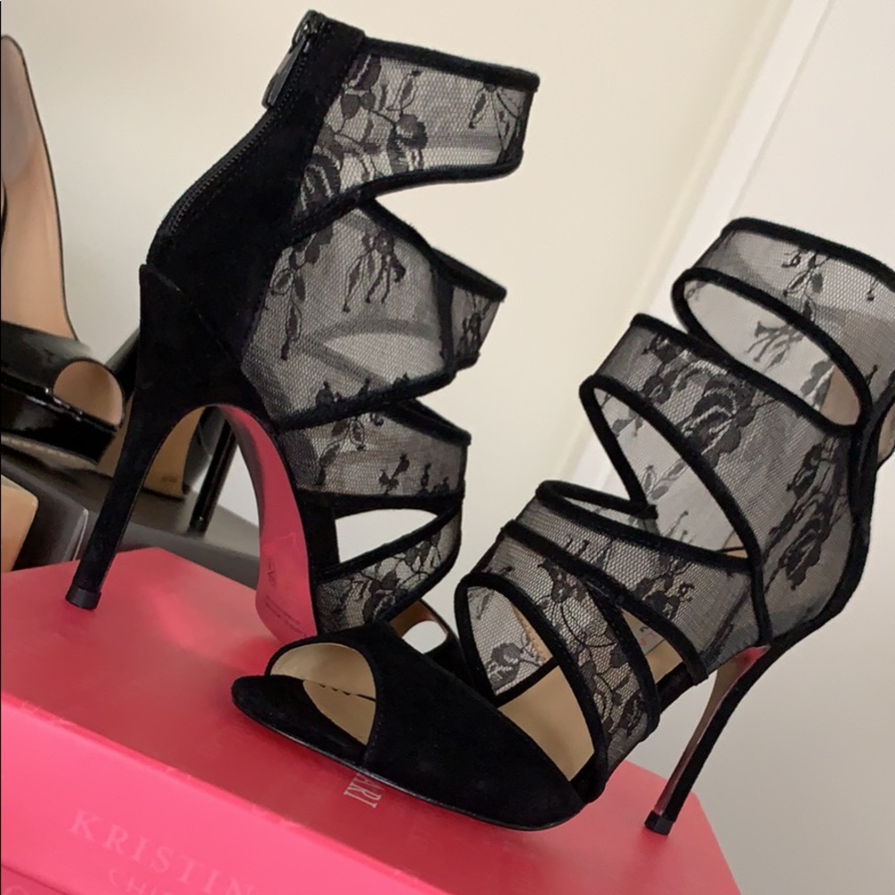 Chinese Laundry - Leah Lace Black Heels